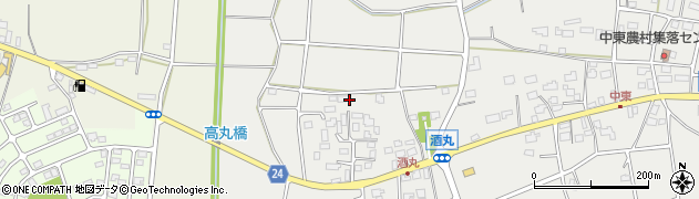 茨城県つくば市酒丸周辺の地図