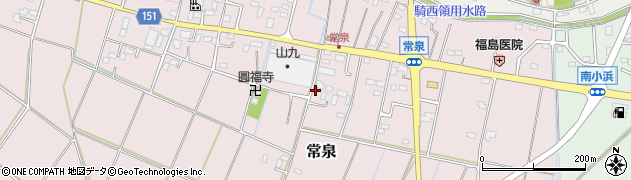 埼玉県加須市常泉612周辺の地図