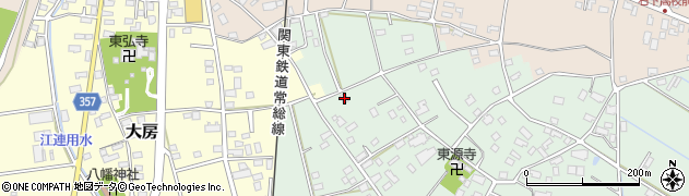茨城県常総市東野原95周辺の地図