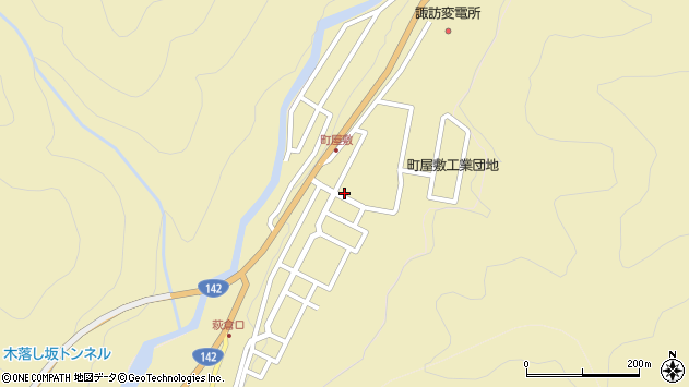 〒393-0008 長野県諏訪郡下諏訪町町屋敷の地図
