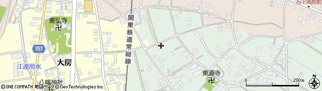 茨城県常総市東野原85周辺の地図