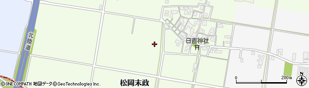福井県永平寺町（吉田郡）松岡末政周辺の地図
