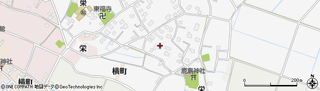 茨城県つくば市松塚周辺の地図