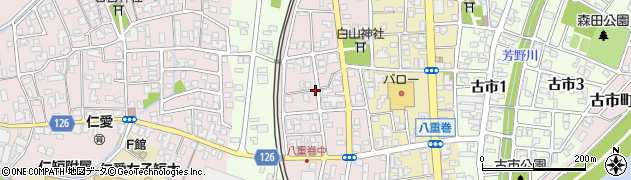 福井県福井市八重巻中町周辺の地図