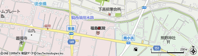埼玉県加須市常泉26周辺の地図
