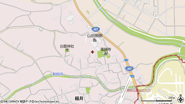〒360-0164 埼玉県熊谷市楊井の地図
