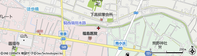 埼玉県加須市常泉1周辺の地図
