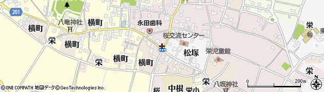 桜郵便局 ＡＴＭ周辺の地図