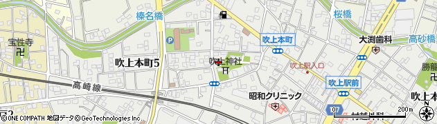 熊谷構内タクシー株式会社吹上営業所周辺の地図