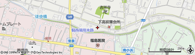 埼玉県加須市下高柳1190周辺の地図