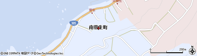 福井県福井市南菅生町周辺の地図