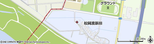福井県永平寺町（吉田郡）松岡渡新田周辺の地図