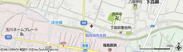 埼玉県加須市下高柳1444周辺の地図