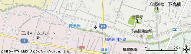 埼玉県加須市下高柳1452周辺の地図