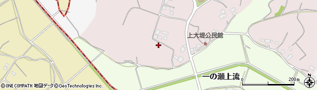 茨城県かすみがうら市上大堤223周辺の地図
