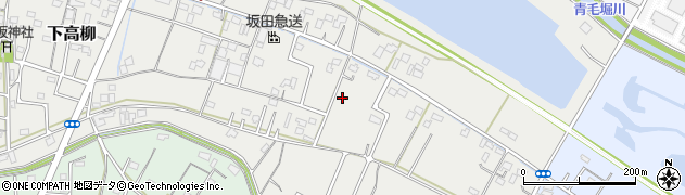 埼玉県加須市下高柳184周辺の地図