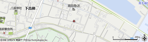 埼玉県加須市下高柳198周辺の地図