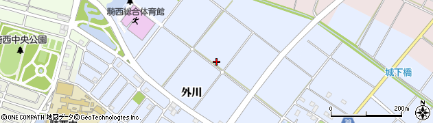 埼玉県加須市外川周辺の地図
