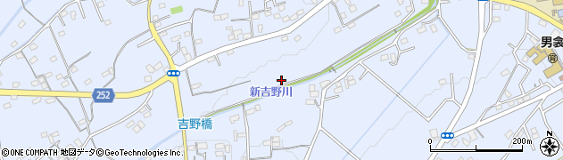 新吉野川周辺の地図