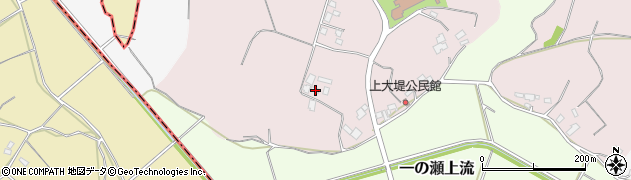 茨城県かすみがうら市上大堤91周辺の地図