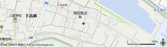 埼玉県加須市下高柳194周辺の地図