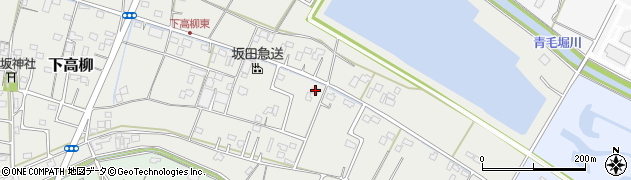 埼玉県加須市下高柳189周辺の地図