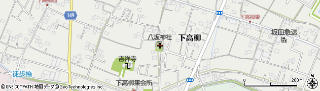 埼玉県加須市下高柳1081-1周辺の地図