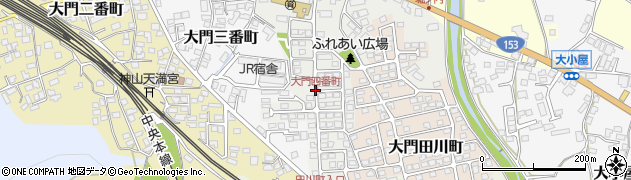 大門四番町周辺の地図