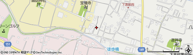 埼玉県加須市下高柳1567周辺の地図