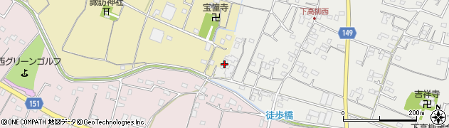 埼玉県加須市下高柳1562周辺の地図