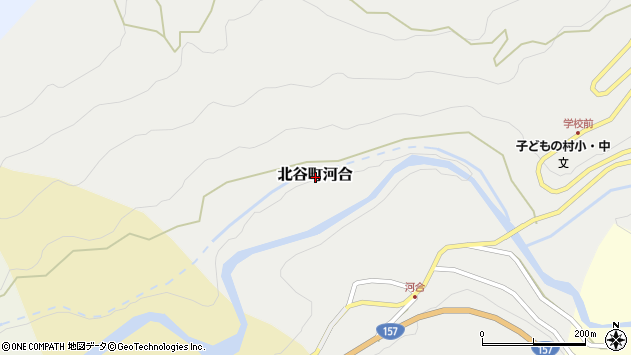 〒911-0003 福井県勝山市北谷町河合の地図