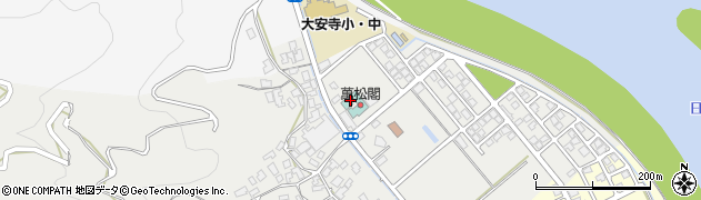 大安寺温泉萬松閣周辺の地図