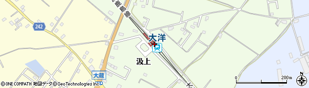 茨城県鉾田市周辺の地図