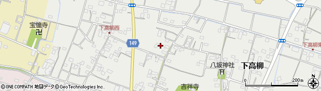 埼玉県加須市下高柳1402周辺の地図