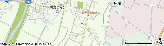 長野県塩尻市太田419周辺の地図