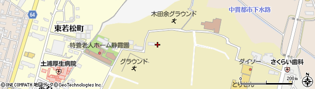茨城県土浦市木田余4676周辺の地図