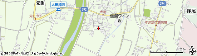 長野県塩尻市太田641周辺の地図