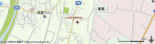 長野県塩尻市太田464周辺の地図