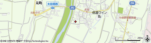長野県塩尻市太田631周辺の地図