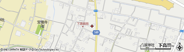 埼玉県加須市下高柳1492周辺の地図