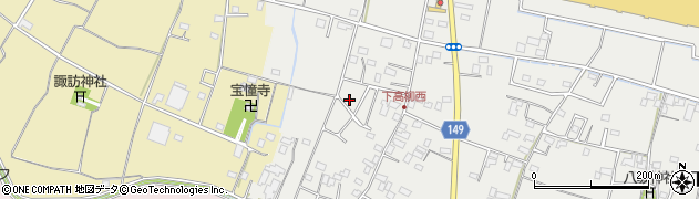埼玉県加須市下高柳1578周辺の地図