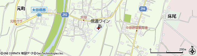 長野県塩尻市太田783周辺の地図