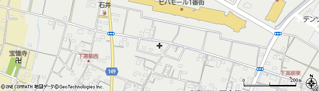 埼玉県加須市下高柳1378-6周辺の地図