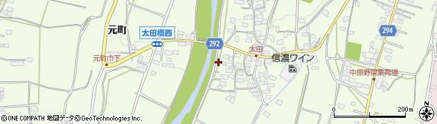 長野県塩尻市太田1390周辺の地図