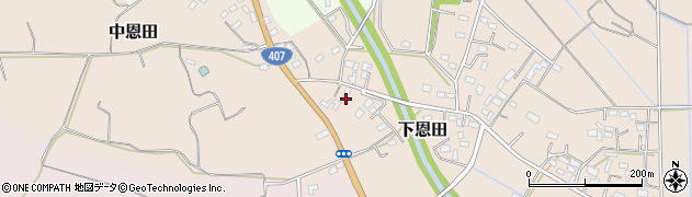 埼玉県熊谷市下恩田667周辺の地図