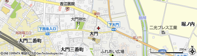 長野県塩尻市大門四番町周辺の地図