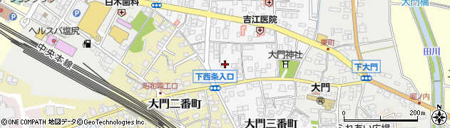長野県塩尻市大門三番町10周辺の地図