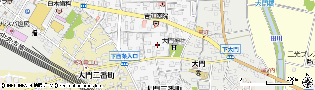 長野県塩尻市大門三番町367周辺の地図