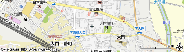 長野県塩尻市大門三番町周辺の地図