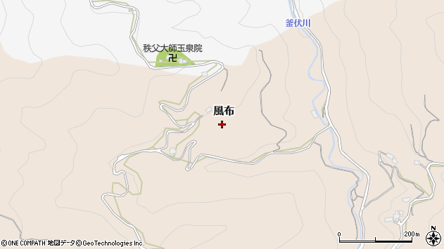 〒369-1235 埼玉県大里郡寄居町風布の地図
